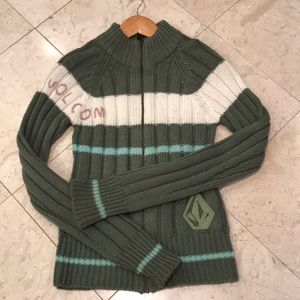 Zip up Volcom soft sweater